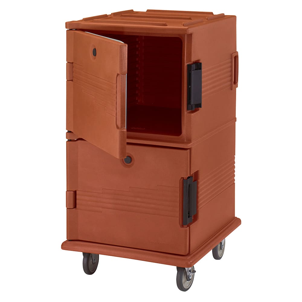 Cambro UPC1600HD402 Ultra Camcart® Insulated Food Carrier w/ (24) Pan Capacity, Brick Red