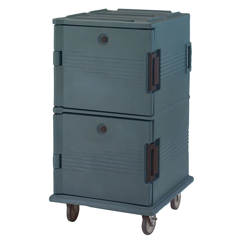 Cambro UPC1600SP191 Ultra Camcart® Insulated Food Carrier w/ (24) Pan Capacity, Granite Gray