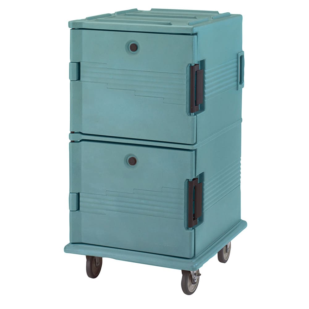Cambro UPC1600SP401 Ultra Camcart® Insulated Food Carrier w/ (24) Pan Capacity, Slate Blue