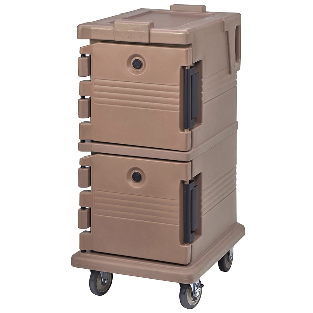 Cambro UPC600157 Ultra Camcart® Insulated Food Carrier - 45 qt w/ (8) Pan Capacity, Beige