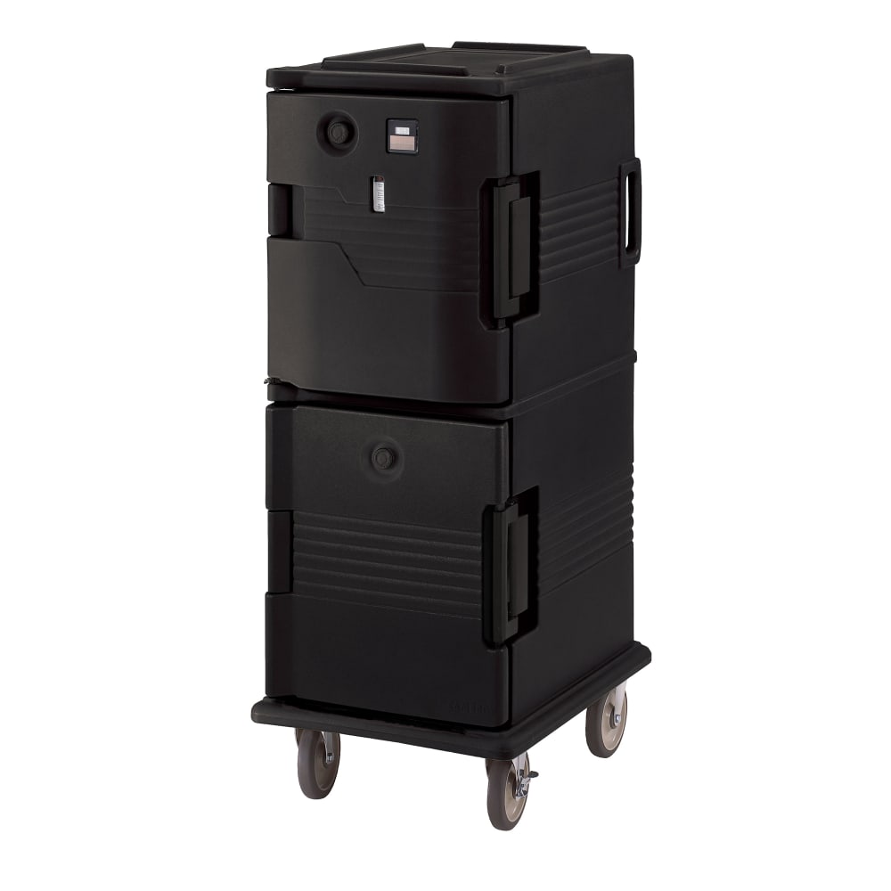 Cambro UPCHT800110 Ultra Camcart® Insulated Food Carrier w/ (12) Pan Capacity, Black, 110v