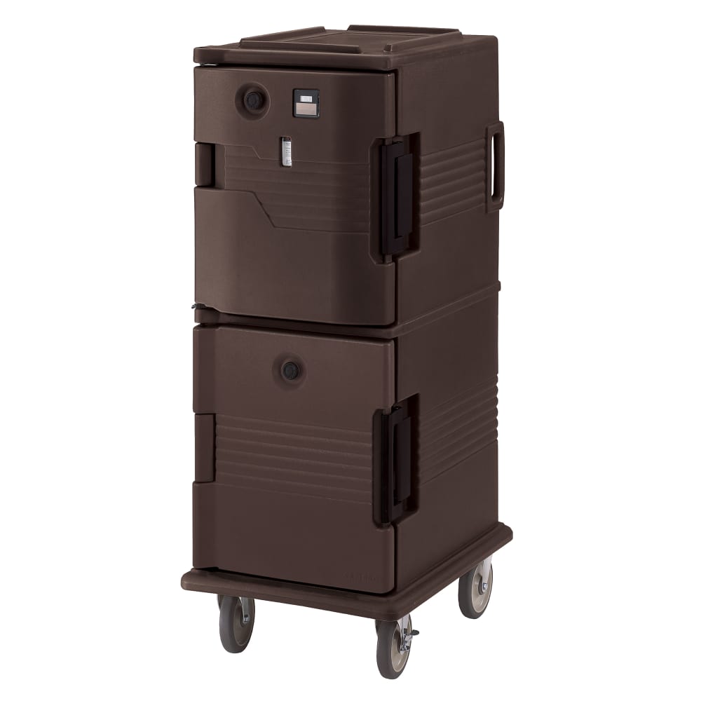 Cambro UPCHT800131 Ultra Camcart® Insulated Food Carrier w/ (12) Pan Capacity, Brown, 110v