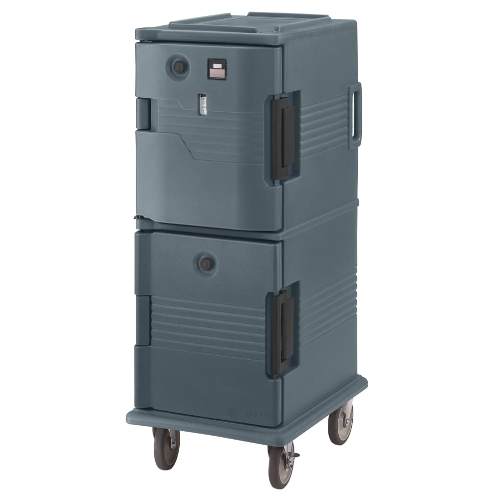 Cambro UPCHT800191 Ultra Camcart® Insulated Food Carrier w/ (12) Pan Capacity, Granite Gray, 110v