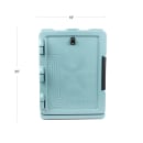 Cambro UPCS400401 Camcarrier® Ultra Pan Carriers® Insulated Food Carrier - 60 qt w/ (6) Pan Capacity, Blue thumbnail 2