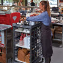 Cambro UPR1826H12580 25 1/2"W 12 Sheet Pan Rack w/ 3" Bottom Load Slides thumbnail 2