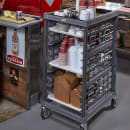 Cambro UPR1826H12580 25 1/2"W 12 Sheet Pan Rack w/ 3" Bottom Load Slides thumbnail 3