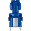 Cambro VBR5186 52 9/32" Versa Food Bar™ Cold Food Bar - (4) Pan Capacity, Floor Model, Navy Blue thumbnail 3