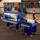 Cambro VBRL5186 52 9/32" Versa Food Bar™ Cold Food Bar - (4) Pan Capacity, Floor Model, Navy Blue thumbnail 2