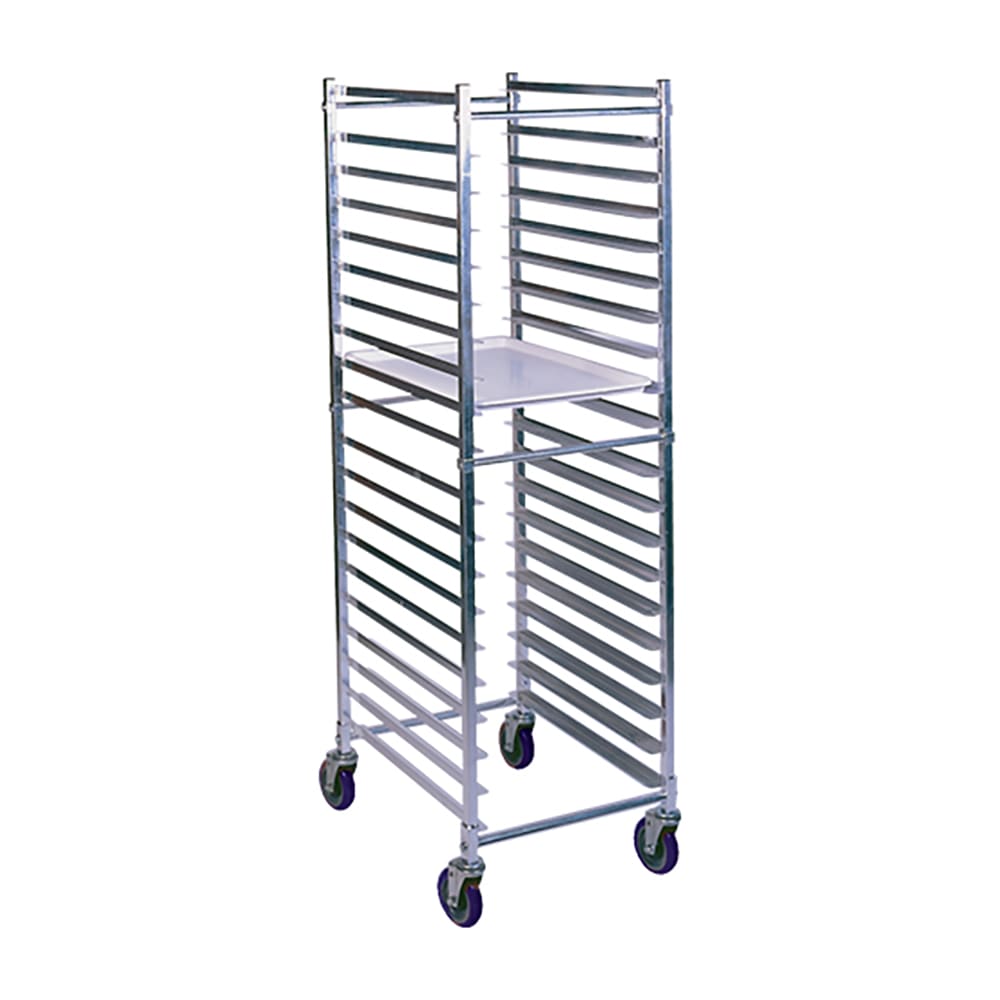 Winholt AL-1820BKD-HD 21"W 20-Sheet Pan Rack w/ 3" Bottom Load Slides