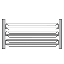 Winholt ALC-1840 21"W 40 Sheet Pan Rack w/ 1-1/2" Bottom Load Slides thumbnail 2