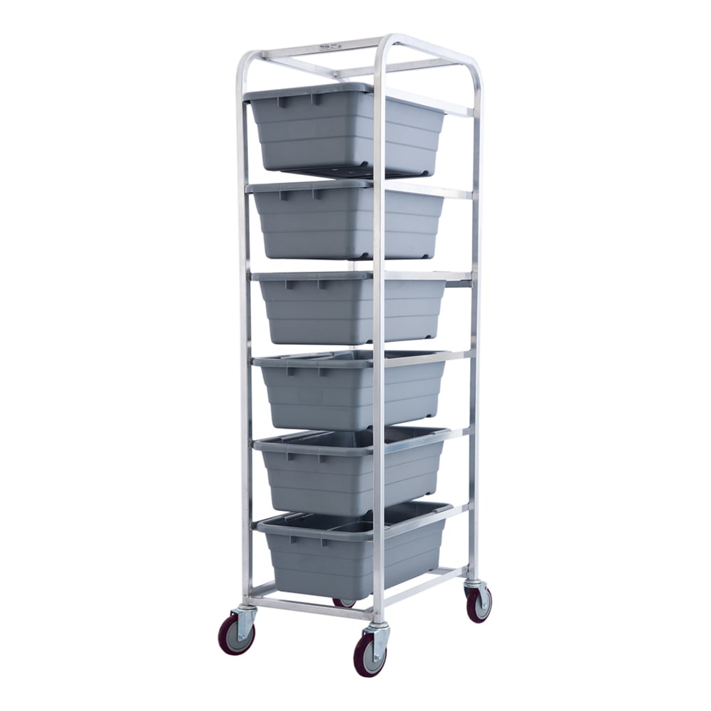 Winholt AL-L-6 71" Mobile Lug Cart w/ 6 Lug Capacity, Aluminum