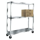 Winholt ALSCH-48-320 48" x 20" Shelving Kit for Walk-In Coolers/Backroom - (3) Levels, Aluminum thumbnail 4