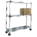 Winholt ALSCH-48-324 48" x 24" Shelving Kit for Walk-In Coolers/Backroom - (3) Levels, Aluminum thumbnail 4