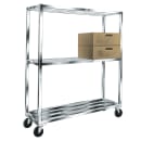 Winholt ALSCH-60-324 60" x 24" Shelving Kit for Walk-In Coolers/Backroom - (3) Levels, Aluminum thumbnail 3