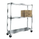 Winholt ALSCS-48-320 48" x 20" Shelving Kit for Walk-In Coolers/Backroom - (3) Levels, Aluminum thumbnail 3
