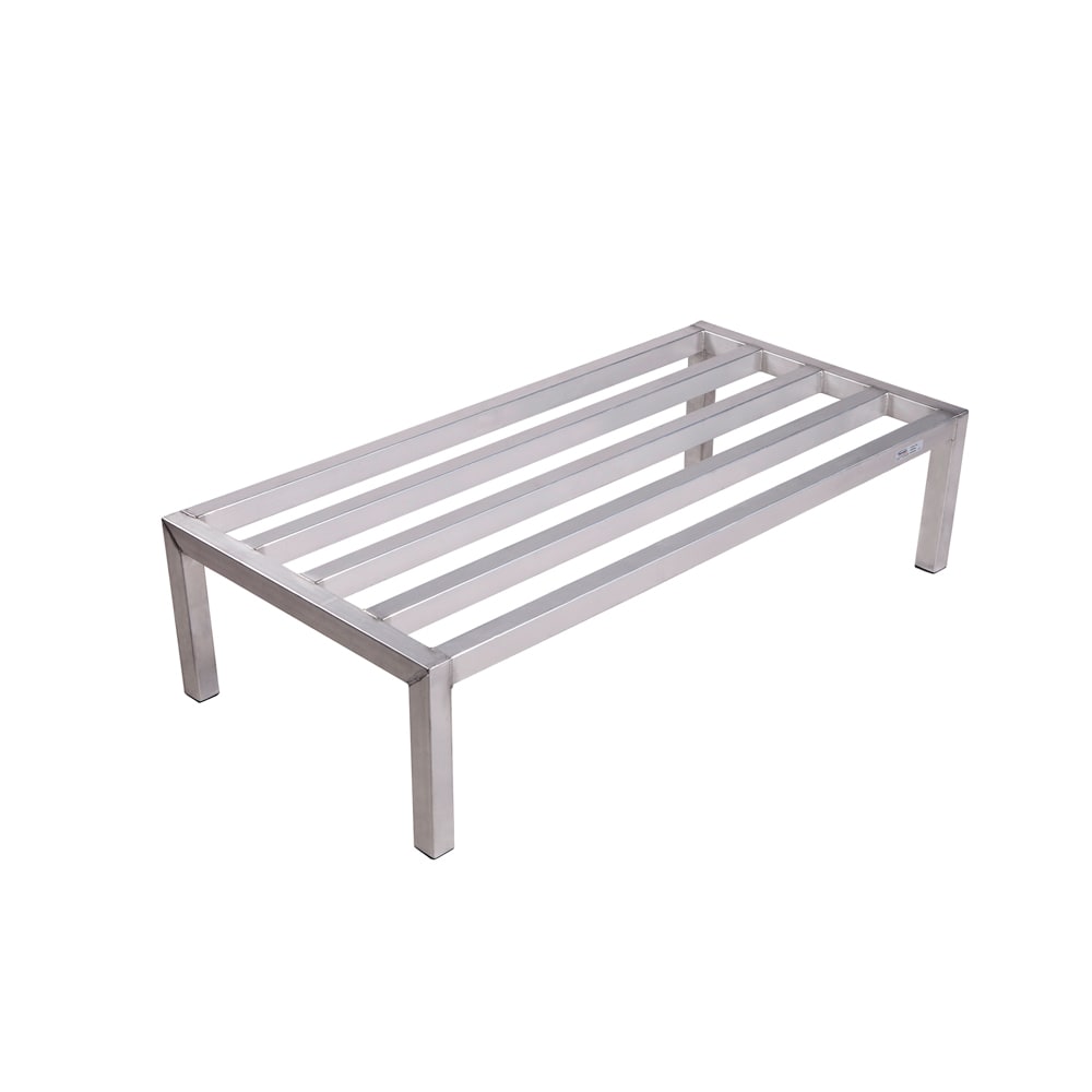 Winholt ALSQ-3-824 36" Stationary Dunnage Rack w/ 3000 lb Capacity, Aluminum