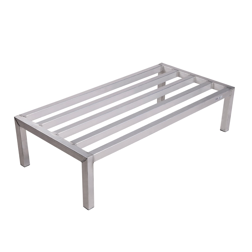Winholt ALSQ-4-824 48" Stationary Dunnage Rack w/ 2500 lb Capacity, Aluminum
