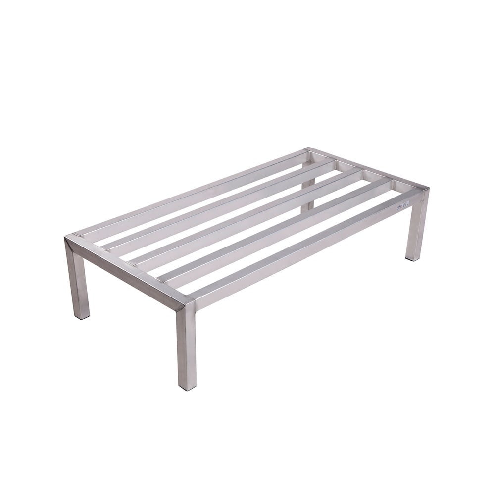 Winholt ALSQ51220 60" Stationary Dunnage Rack w/ 2500 lb Capacity, Aluminum