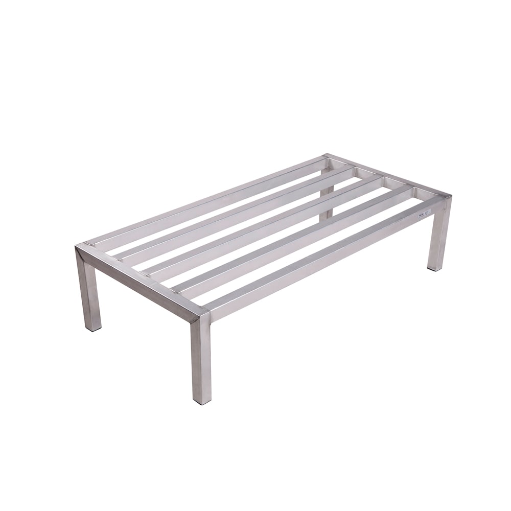 Winholt ALSQ51224 60" Stationary Dunnage Rack w/ 2000 lb Capacity, Aluminum