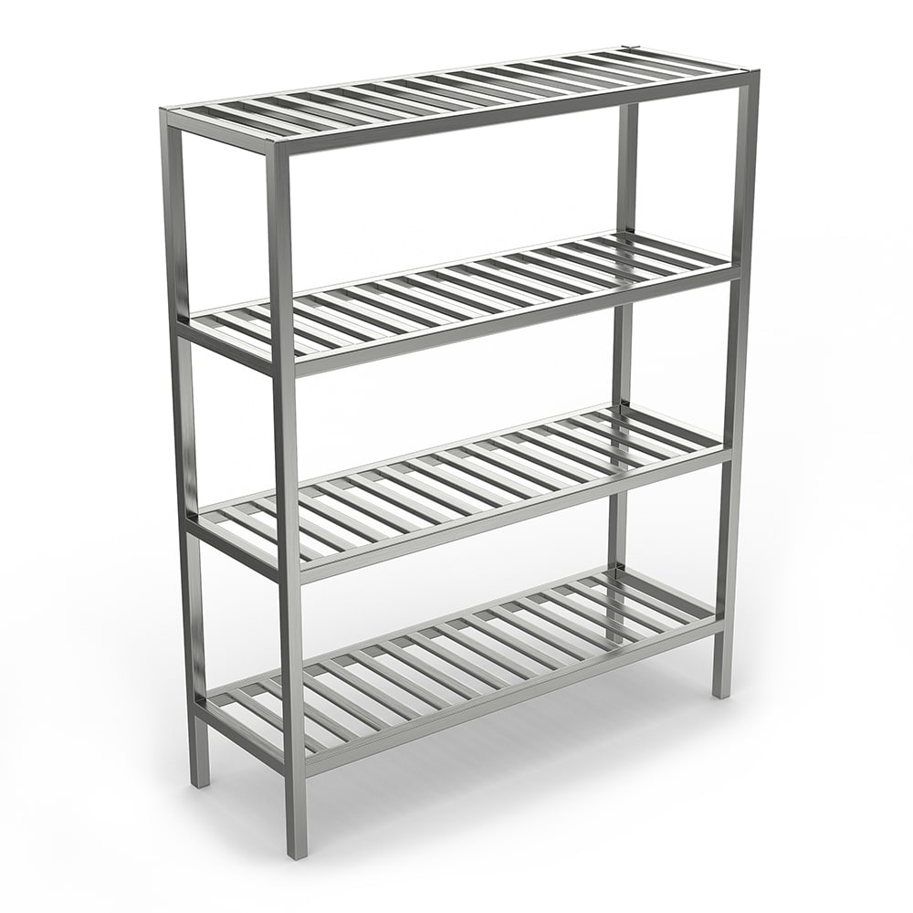 Winholt ALSTB-48-320 48" x 20" Shelving Kit for Walk-In Coolers/Backroom - (3) Levels, Aluminum