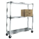 Winholt ALSTB-48-320 48" x 20" Shelving Kit for Walk-In Coolers/Backroom - (3) Levels, Aluminum thumbnail 2