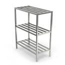 Winholt ALSTB-60-324 60" x 24" Shelving Kit for Walk-In Coolers/Backroom - (3) Levels, Aluminum thumbnail 2