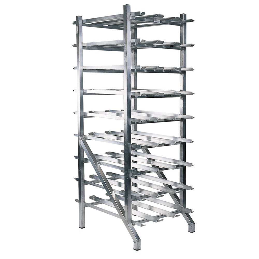 Winholt CR-54PT 35"H Mobile Can Rack Storage w/ (54) #10 or (72) #5 Capacity