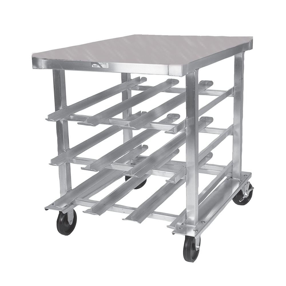 Winholt CR-72S-S 40"H Mobile Can Rack w/ (72) #10 or (96) #5 Capacity