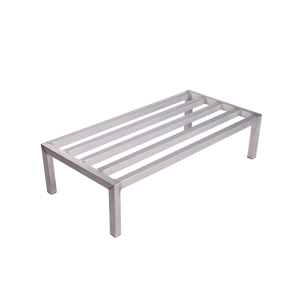 Winholt DASQ41220 48" Stationary Dunnage Rack w/ 1500-lb Capacity, Aluminum