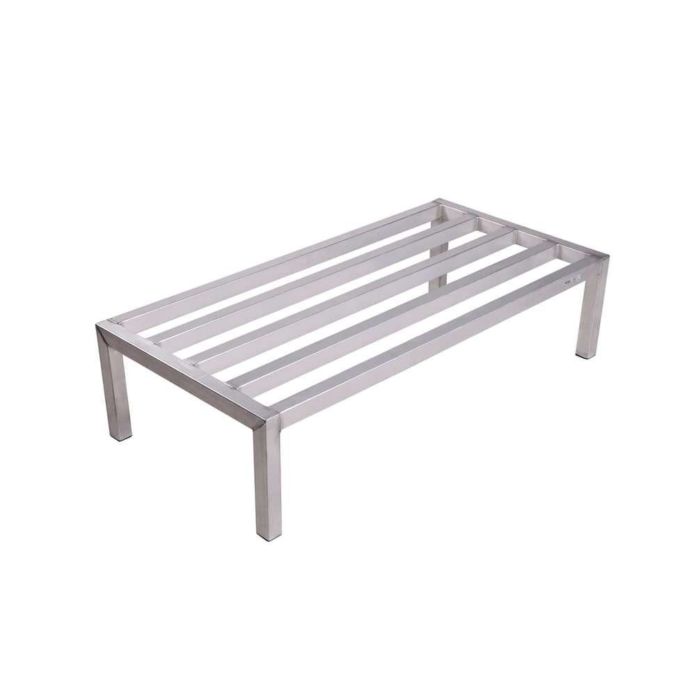 Winholt DASQ41224 48" Stationary Dunnage Rack w/ 1500-lb Capacity, Aluminum