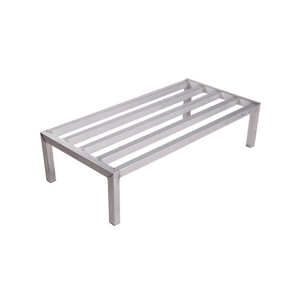 Winholt DASQ51224 60" Stationary Dunnage Rack w/ 1500-lb Capacity, Aluminum