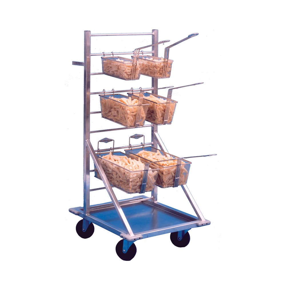 Winholt FFR-27 25"W Fry Basket Rack, Aluminum