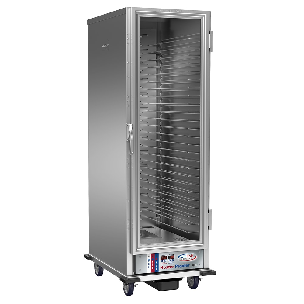 Winholt NHPL-1825-UNC-DGT Full Height Non-Insulated Mobile Heated Cabinet w/ (28) Pan Capacity, 120v