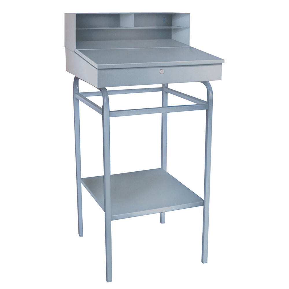 Winholt RDSWN-2 Receiving Desk - 22"W x 24"D x 45"H, Steel, Blue