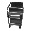 Winholt UC-2-2149SS 2 Level Aluminum Utility Cart w/ 1200 lb Capacity, Raised Ledges thumbnail 2