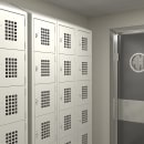 Winholt WL-21 1 Column Locker w/ (2) Compartments, Beige thumbnail 2