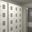 Winholt WL-618-ST 3 Column Locker w/ (18) 10" x 18" x 12" Compartments, Beige thumbnail 2