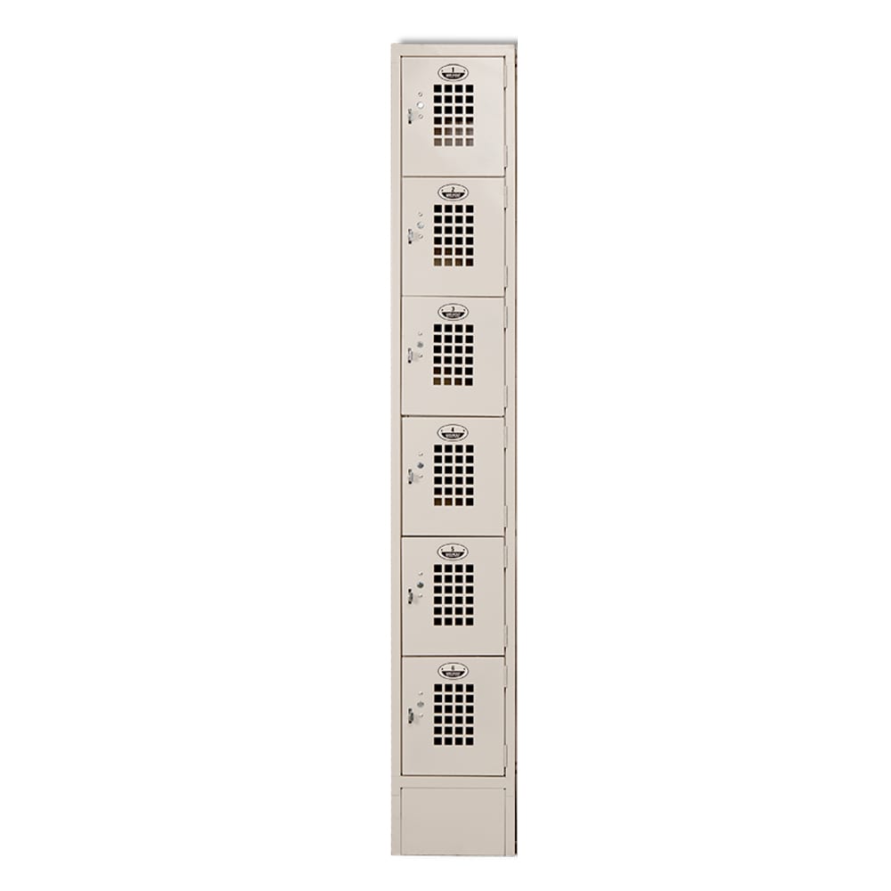 Winholt WL-66-18 12" Column Locker - 18" W, Beige Painted
