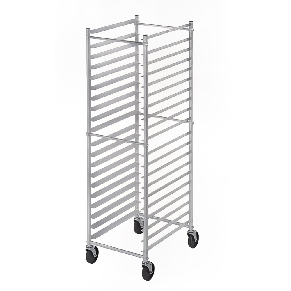 Channel 20 1/2" 20 Bun Pan Rack w/ 3" Bottom Load Slides (411AKD)