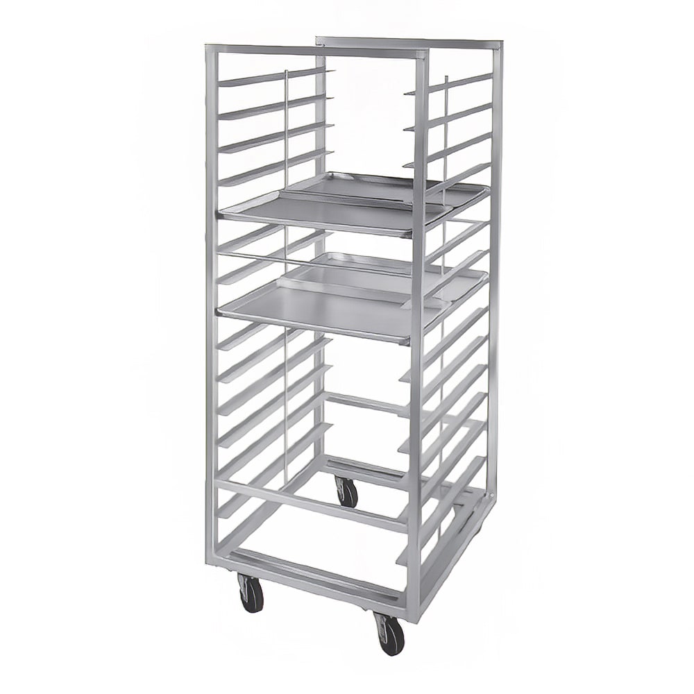 Channel 29"W 24 Sheet Pan Rack w/ 5" Bottom Load Slides (413A-DOR)