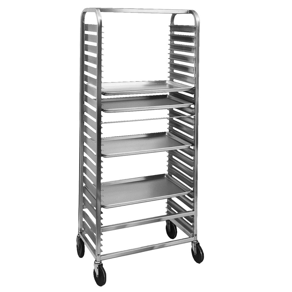 Channel 29 1/2"W 39 Sheet Pan Rack w/ 1 1/2" Bottom Load Slides (571AC)