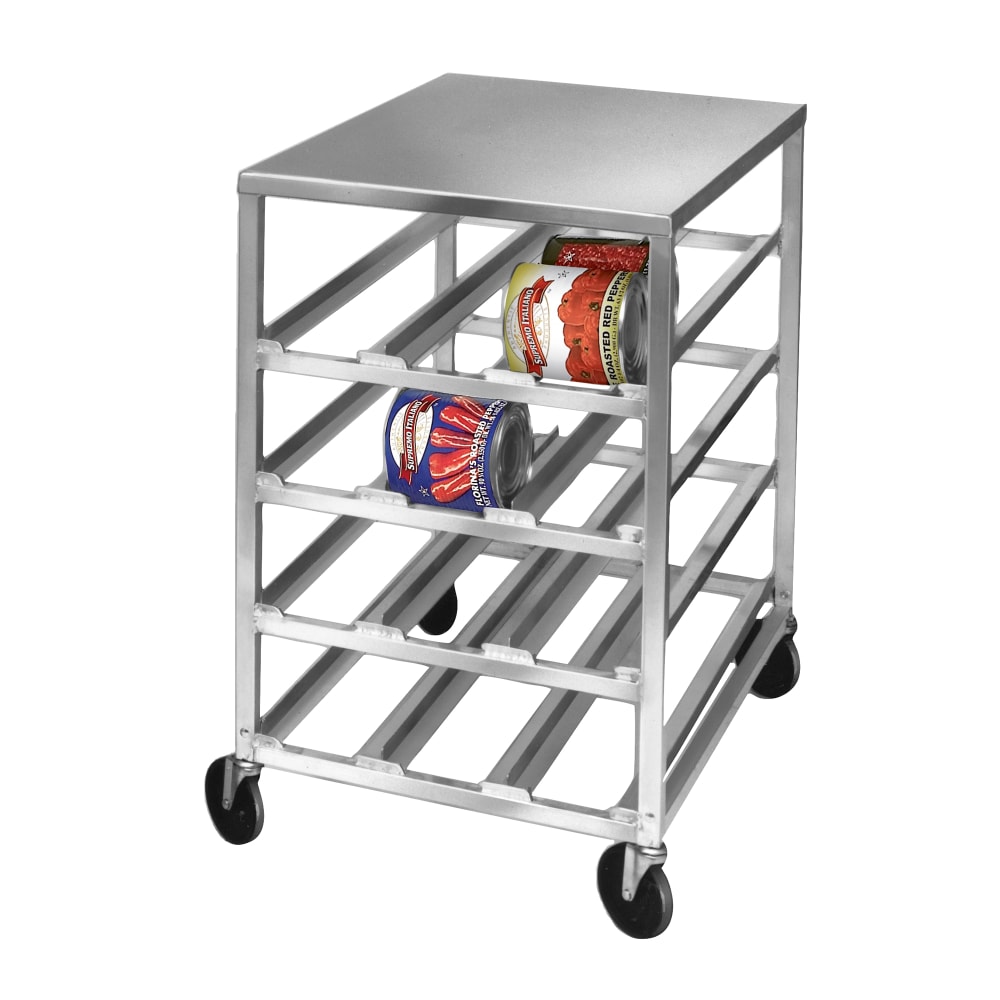 Channel 43"H Mobile Can Rack w/ (72) #10 Capacity, Front Load (CSR-4MP)