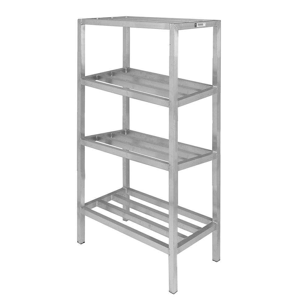 Channel 54" Stationary Dunnage Rack w/ 2200 lb Capacity, Aluminum (ED2454-4)