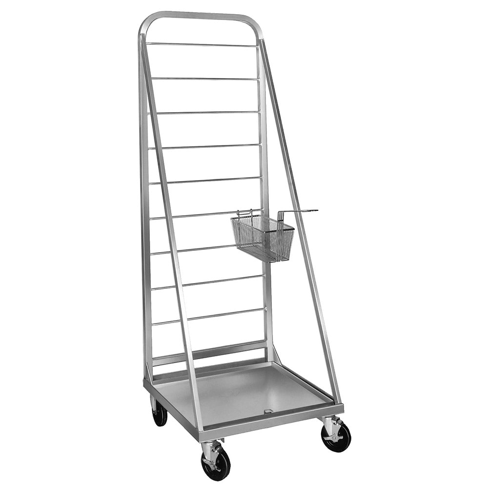 Channel Fry Basket Rack w/ Removable Aluminum Drip Pan (FBR-27)