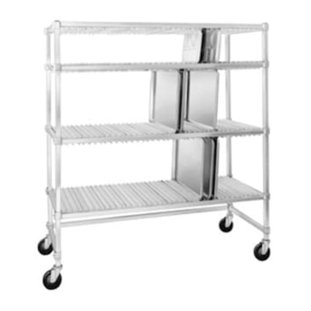 Channel 3 Level Mobile Drying Rack for Trays (FTDR-4)