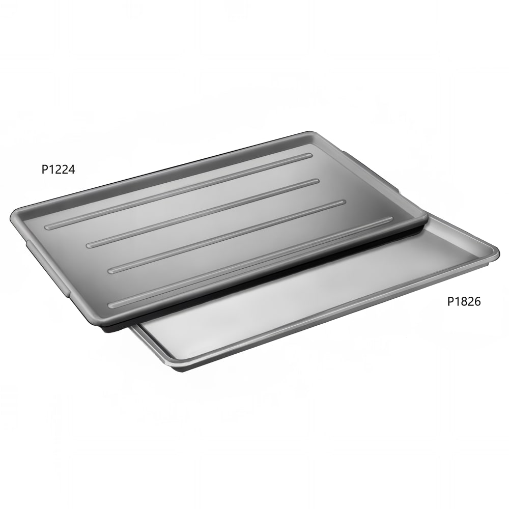 Channel Rectangular Market Display Tray - 18" x 26" x 1", White (P1826-W)