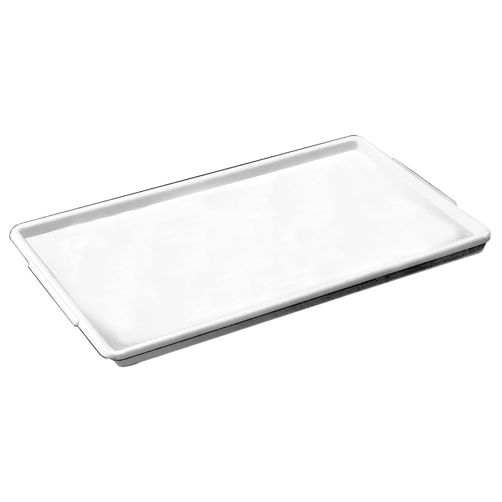 Channel Plastic Platter, 9x26", Styrene Plastic, White (P926-W)