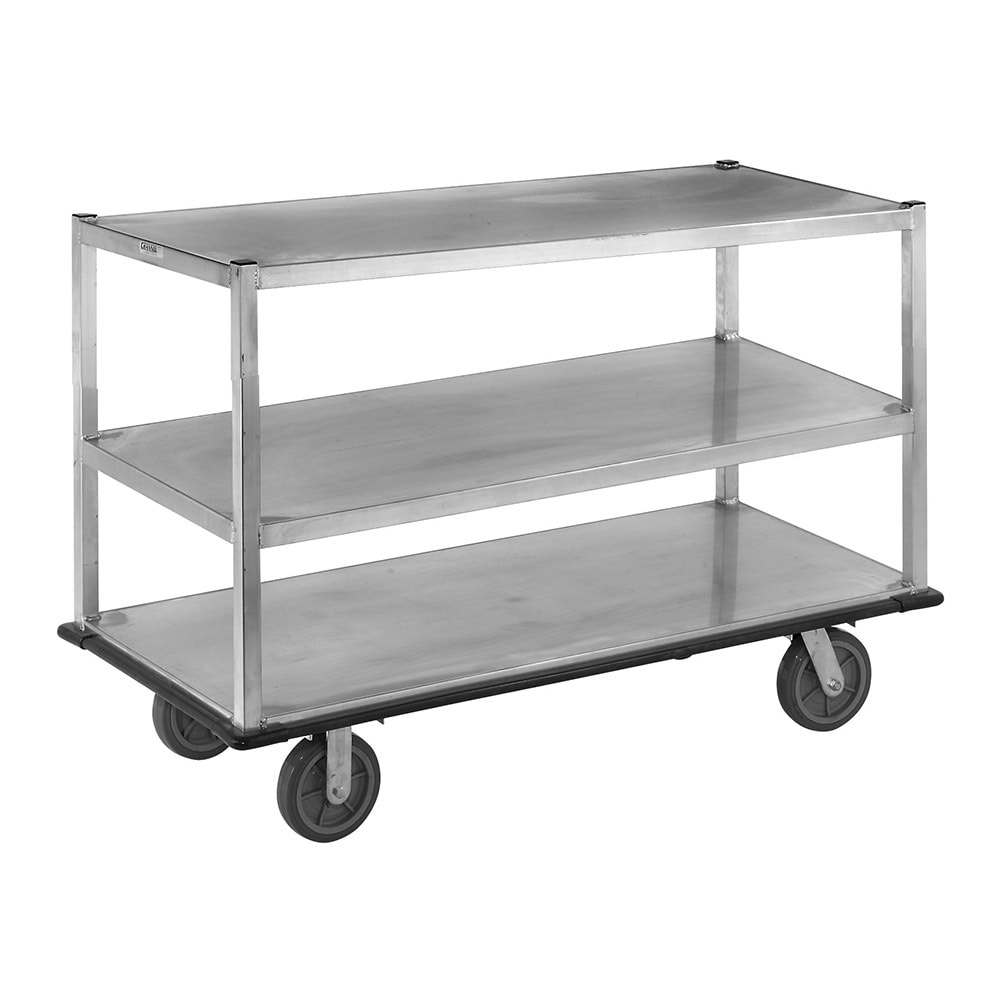 Channel Queen Mary Cart - 3 Levels, 2000 lb. Capacity, Aluminum, Marine Edges (QMA2860-3)