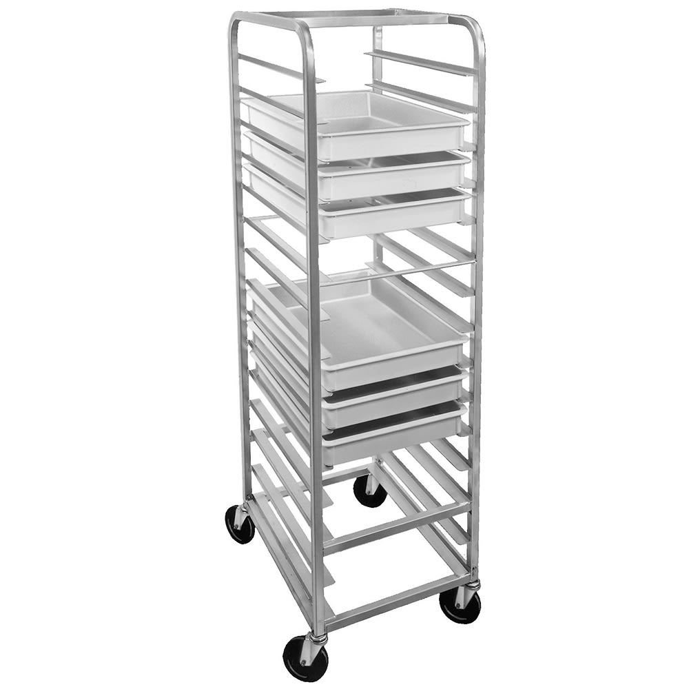 Channel 21"W 7 Pizza Pan Rack w/ 4" Bottom Load Slides (RB47A)