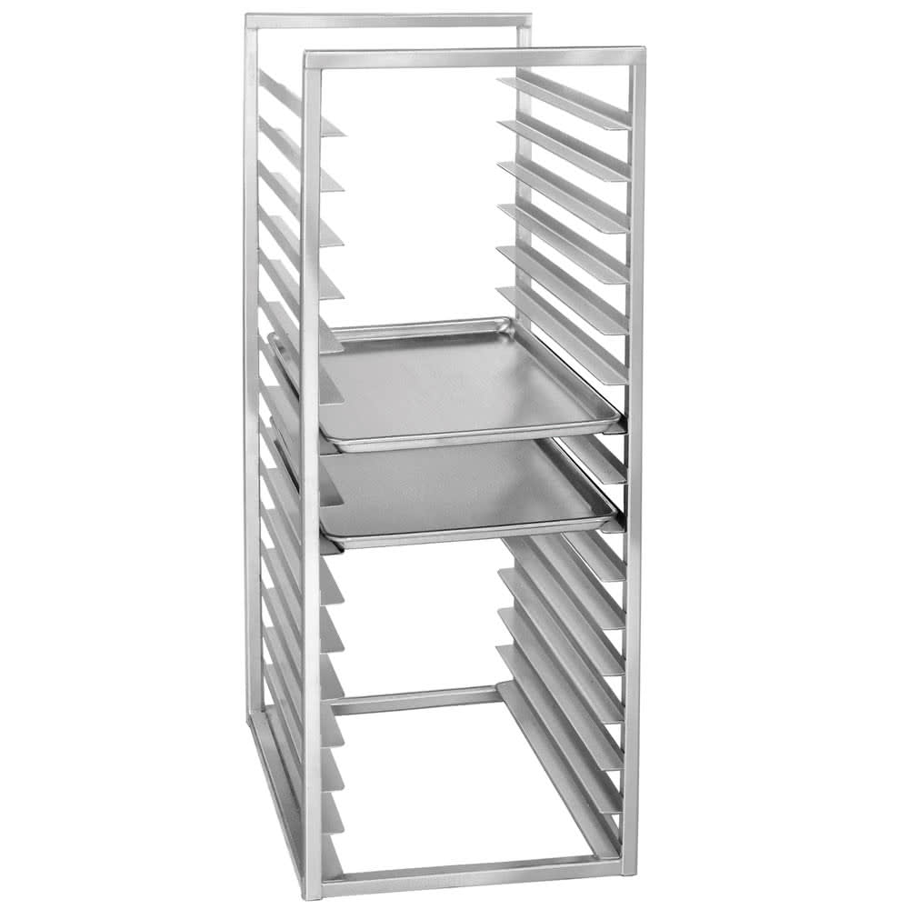 Channel 51" Insert Rack w/ (16) Pan Capacity - Open Sides, Aluminum (RIR-16KD)
